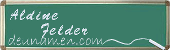 Aldine Felder Visitenkarte